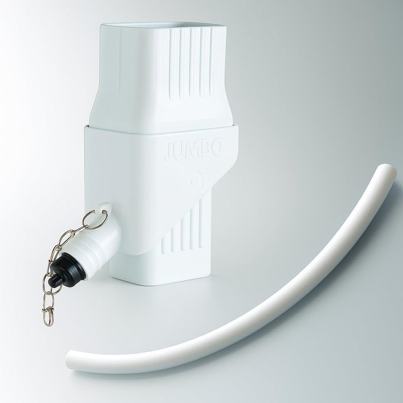 jumbo Rooftop Rainwater Harvesting System from Downspouts Diverter Size 2” x 3” - Image 1